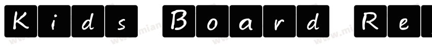 Kids Board Regular字体转换